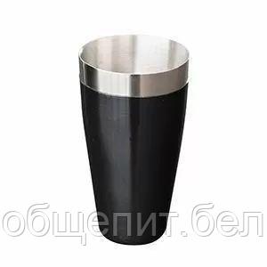 Шейкерный стакан BLACK 700 мл, нержавейка + винил, P.L. - BarWare - фото 1 - id-p165782304