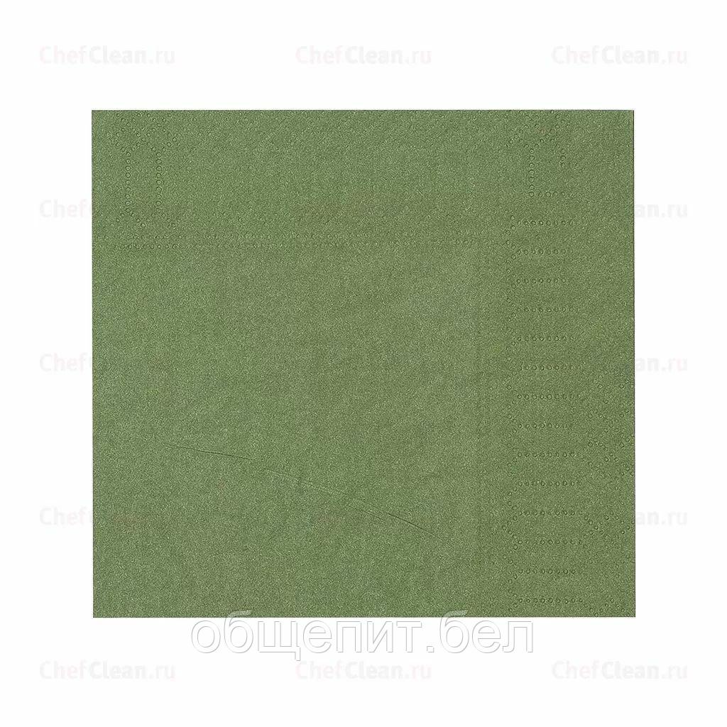 Салфетки двухслойные, зеленые, 24*24 см, 250 шт, P.L. Proff Cuisine
