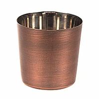 Стакан Antique Copper для подачи 400 мл, d 8,5 см, h 8,5 см, нержавейка, P.L. Proff Cuisine