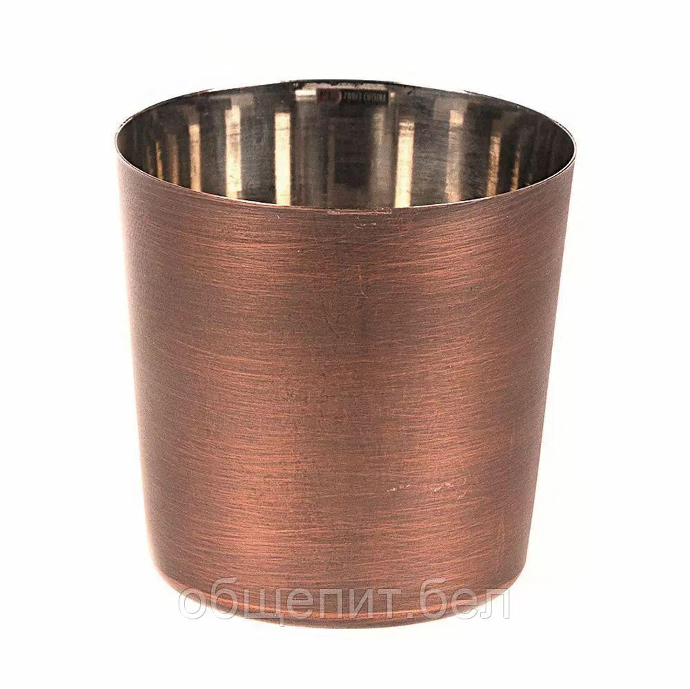 Стакан Antique Copper для подачи 400 мл, d 8,5 см, h 8,5 см, нержавейка, P.L. Proff Cuisine - фото 1 - id-p165782311