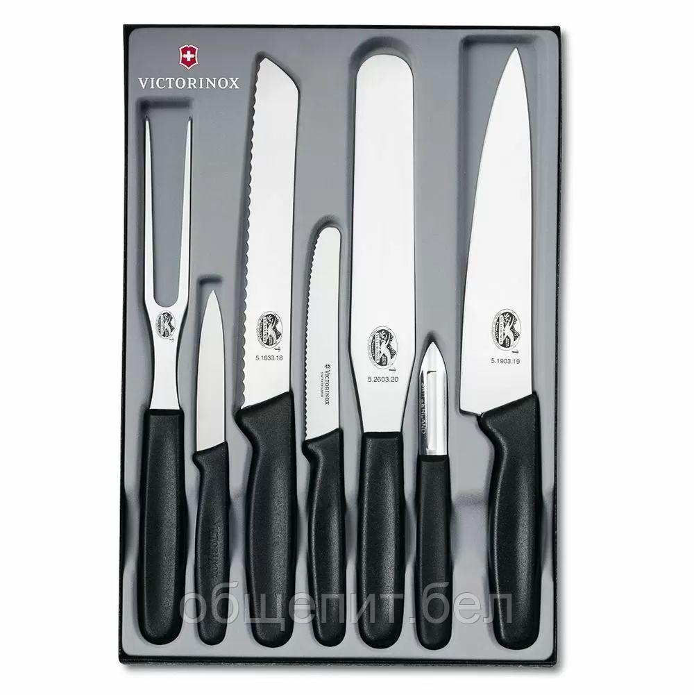 Набор ножей Victorinox с пластиковыми ручками, 7 шт - фото 1 - id-p165778417