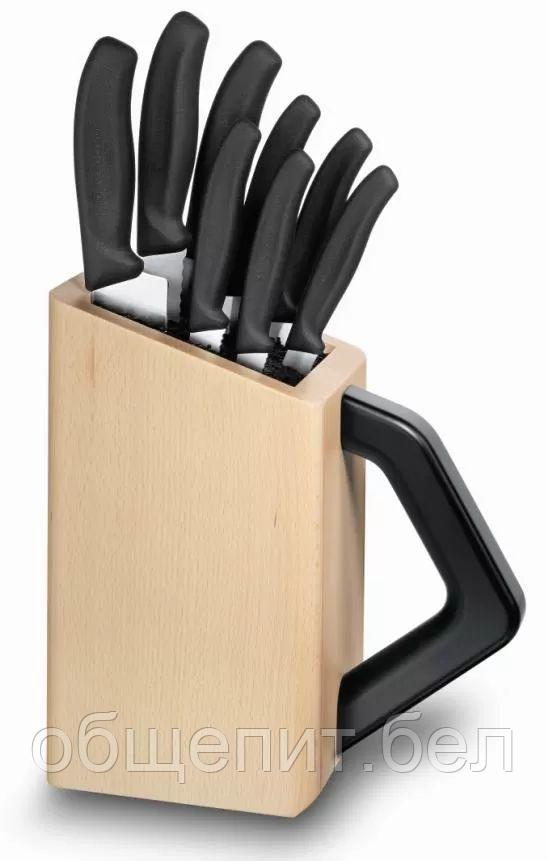 Набор ножей Victorinox на деревянной подставке, 8 шт, h 38,2 см - фото 2 - id-p165778420