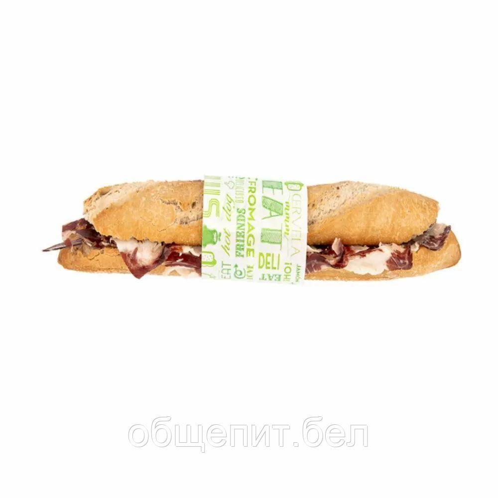 Обёрточная полоска для сэндвича/ролла Parole 7*26 см, 5000 шт/уп, жиростойкая бумага, Garcia de Pou - фото 1 - id-p165773548