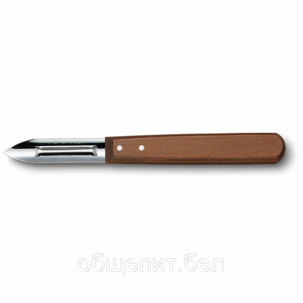 Нож Victorinox для чистки овощей, деревянная ручка - фото 1 - id-p165778431