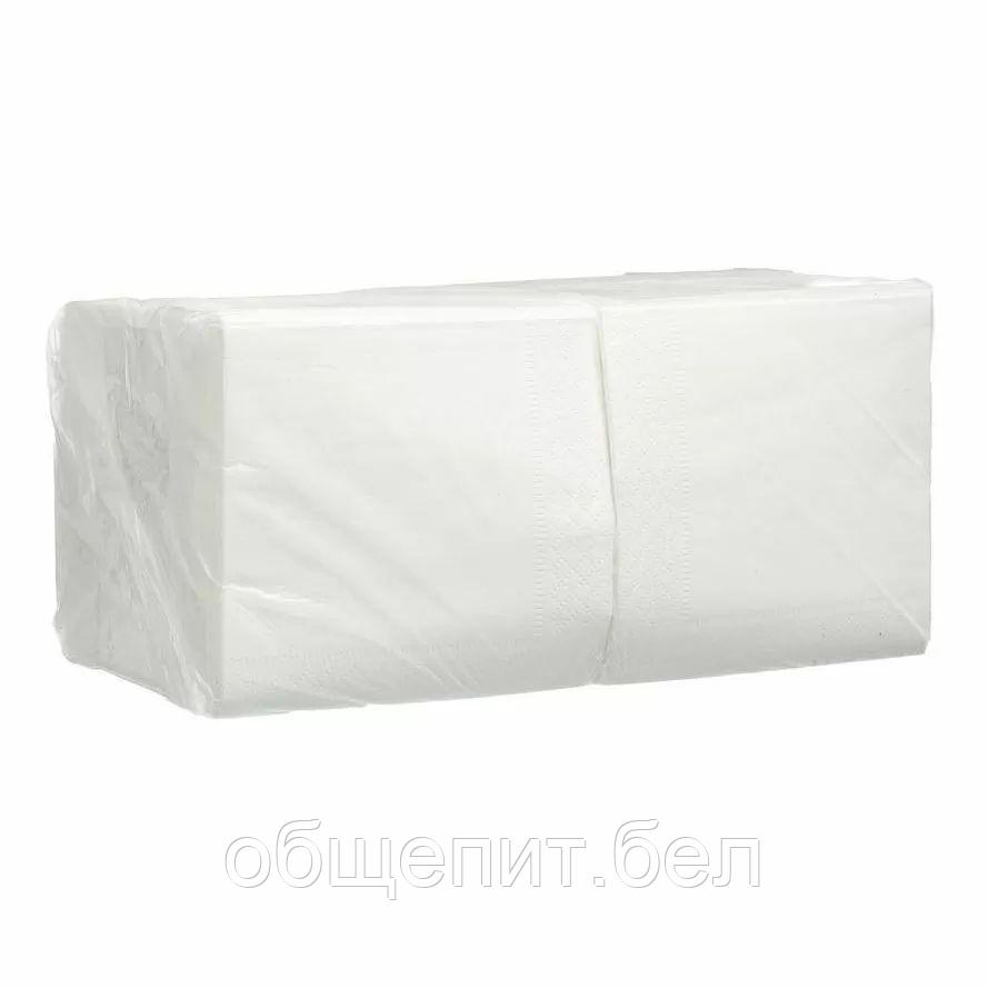 Салфетка 24*24 2-сл белая 250лист.(кор=18уп.)