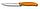 Нож Victorinox для стейка и пиццы, оранжевая ручка, волнистое лезвие, 12 см, фото 2