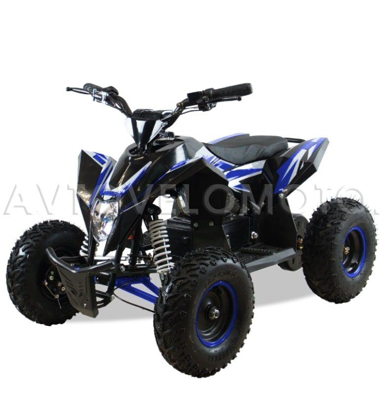 Детский электроквадроцикл MOTAX GEKKON 1300W - черно-синий