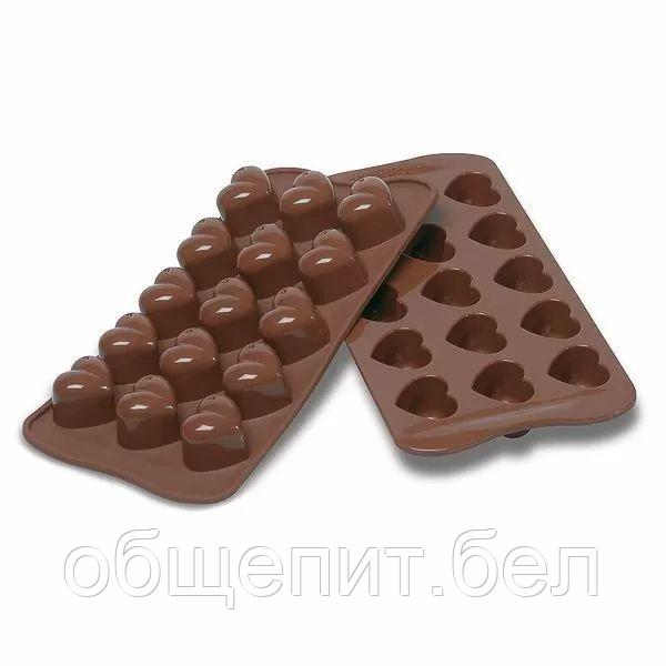 Форма силиконовая для конфет Silikomart MONAMOUR, 3*2,2 см, h 2,5 см, 150 мл, Италия - фото 1 - id-p165788321
