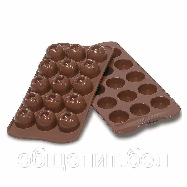 Форма силиконовая для конфет Silikomart IMPERIAL, 2,8 см, h 2 см, Италия - фото 1 - id-p165788346