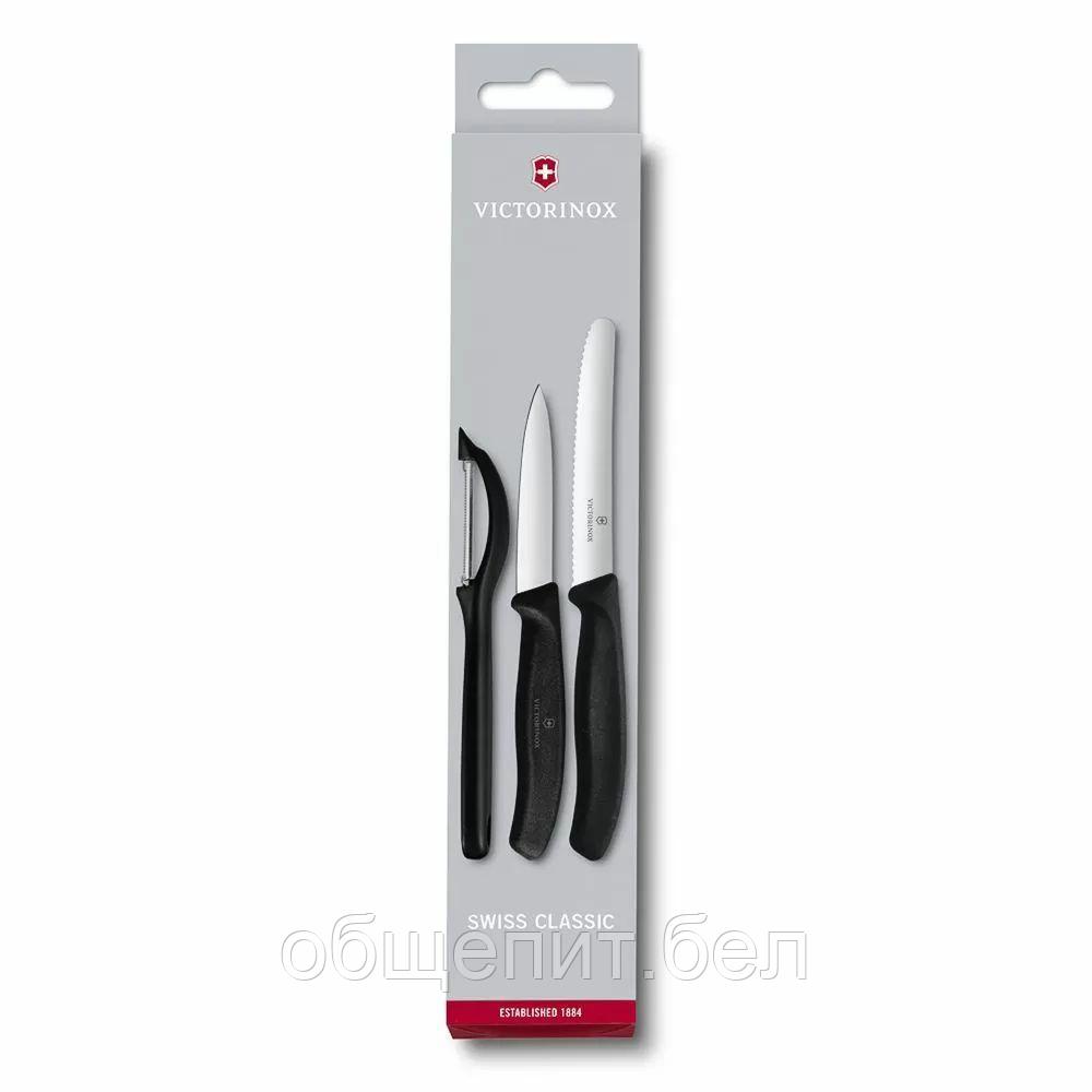 Набор ножей Victorinox с пластиковыми ручками, 3 шт - фото 1 - id-p165778481