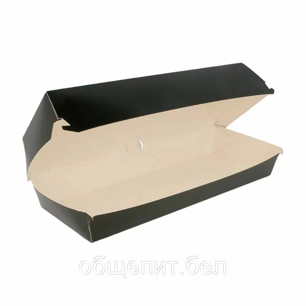 Коробка для панини, хот-дога Black 26*12*7 см, 50 шт/уп, картон, Garcia de PouИспания - фото 1 - id-p165773597