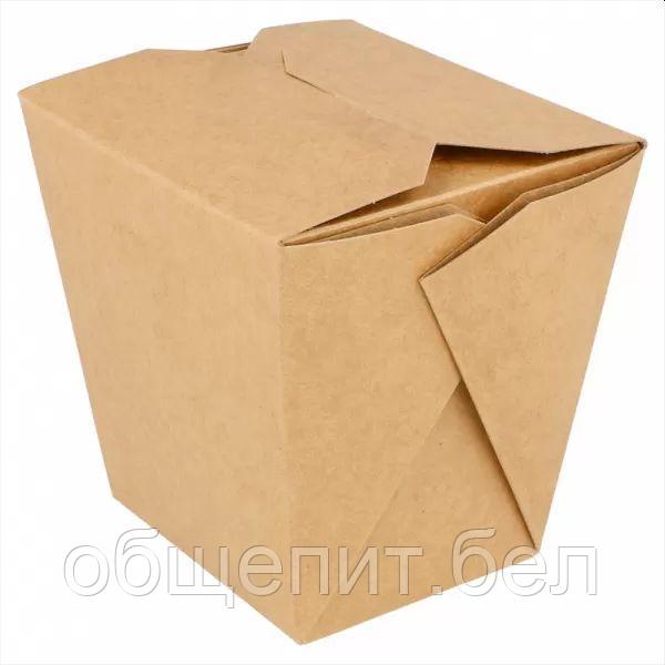 Коробка для лапши 780 мл, натуральный цвет, 7*8 см, СВЧ, 50 шт/уп, картон, Garcia de Pou - фото 2 - id-p165773600