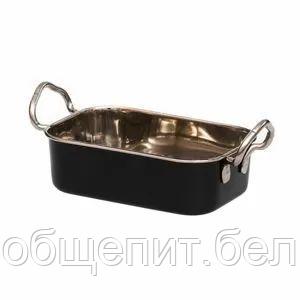 Сковородка для подачи с черным напылением 14,5*9,5*4,5 см, нержавейка, P.L. Proff Cuisine - фото 2 - id-p165775584