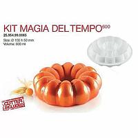 Форма кондитерская Silikomart KIT MAGIA DEL TEMPO 600, d 15,5 см, h 5 см, силикон, Италия