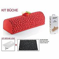 Форма кондитерская Silikomart KIT BUCHE LOVE, силикон, 25*9*7(h) см, Италия