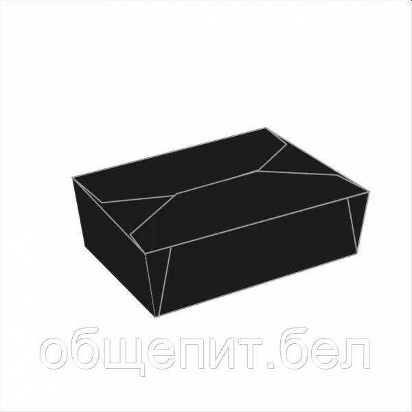 Ланч-бокс картонный "BLACK" 1350 мл. 15,2*12,1*6,4, 50шт/уп, Garcia de PouИспания - фото 2 - id-p165773645