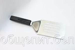 Лопатка перфорированная с бортом 20*10 см, металл с пластиковой ручкой, P.L. Proff Cuisine - фото 2 - id-p165780504