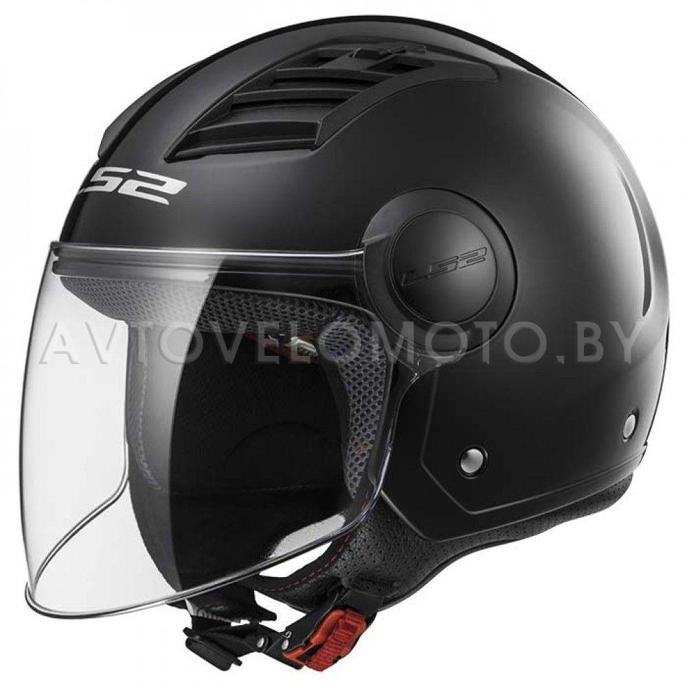 Шлем LS2 OF562 AIRFLOW Solid - черный, фото 1