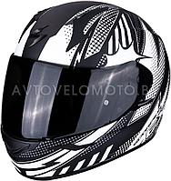 Шлем Scorpion EXO-390 POP - Черно-белый, фото 1