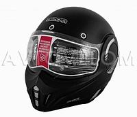 Шлем для мотоцикла Beon B-707 Stratos Matt Black-Grey