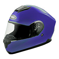 Шлем мотоциклетный YM-831,Синий матовый (размер S) Тонированный визор, фото 1