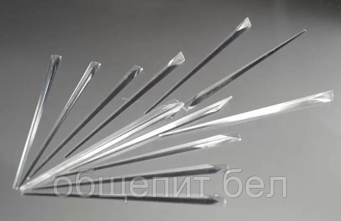 Пика для канапе "Призма прозрачная", 500 шт, полистирол, 9 см