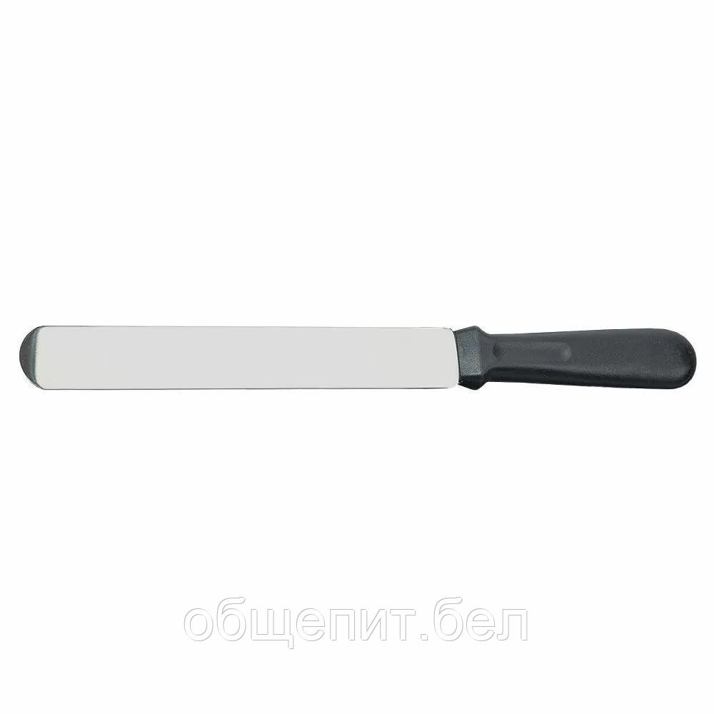 Лопатка кондитерская прямая 21 см, черная пластиковая ручка, P.L. Proff Cuisine - фото 1 - id-p165785647