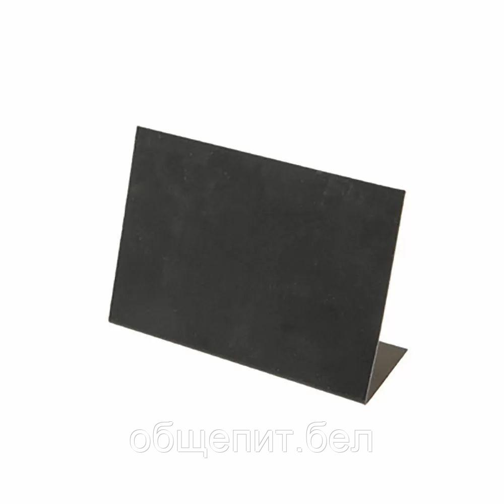 Табличка настольная грифельная черная, 1 штука, 10,5*7,3 см, железо, Garcia de PouИспания - фото 1 - id-p165776726