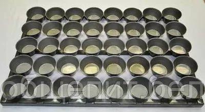 Сборка форм для выпечки на решетке "Маффин", 5*7*3 см, 40 шт, решетка 60*40 с, P.L. Proff Cuisine (ч - фото 1 - id-p165788530