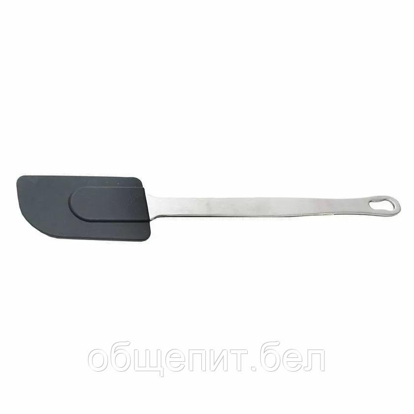 Лопатка АМТ с ручкой, нержавеющая сталь + силикон, Германия - фото 1 - id-p165785671
