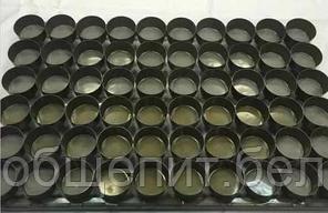 Сборка форм для выпечки на решетке "Маффин", 5,5*6/3 см, 60 шт, решетка 60*40 см, черный металл, P.L