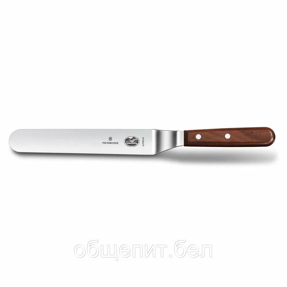 Лопатка Victorinox кондитерская изогнутая 15 см, ручка розовое дерево - фото 1 - id-p165785675