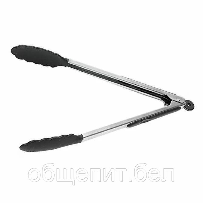 Щипцы AMT с ручкой, 30 см, нержавеющая сталь + силикон, Германия - фото 1 - id-p165780743