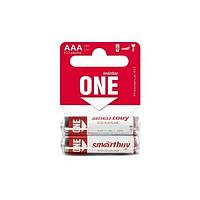 Батарейка алкалиновая Smartbuy ONE LR03/2SB (60/600) (SOBA-3A02SB-Eco)