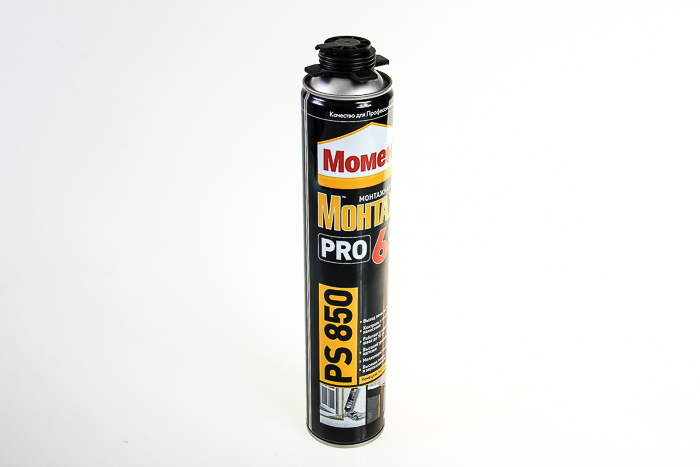 Пена монтажная МОМЕНТ-65 PRO PS850. 850мл