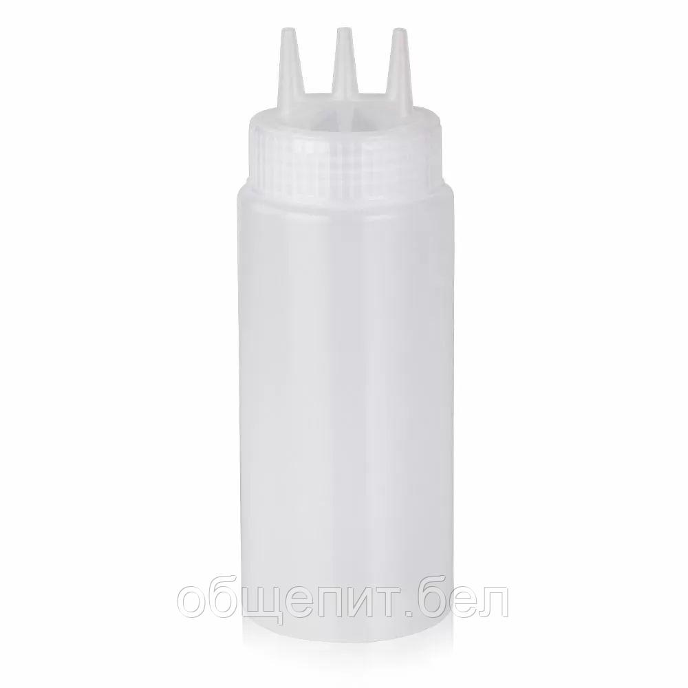 Бутылка пластиковая для соуса с тремя носиками, 450 мл, P.L. Proff Cuisine - фото 1 - id-p165780812