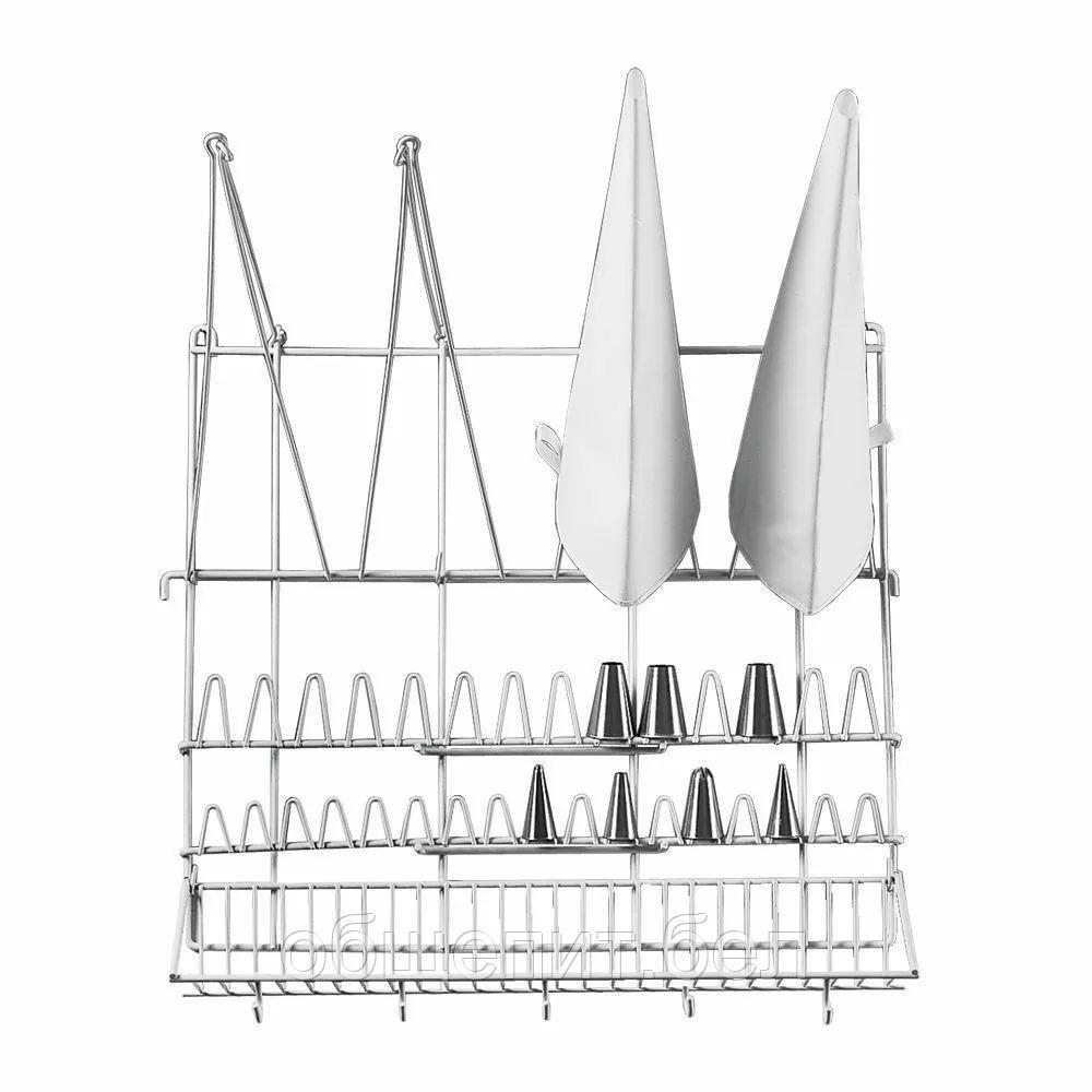 Стенд для сушки кондитерских мешков и насадок, настенный, P.L. Proff Cuisine - фото 1 - id-p165785904