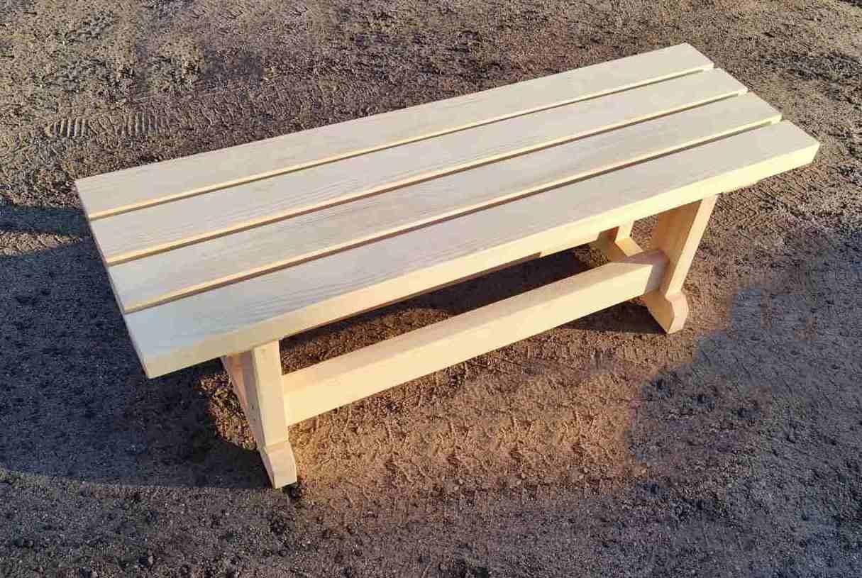 Скамейка лавка для бани и дачи 1000 - фото 1 - id-p235499117