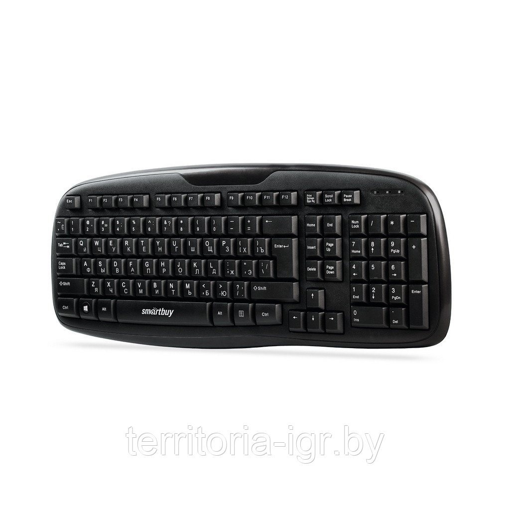 Клавиатура проводная мультимедийная SBK-116-K USB черная Smartbuy - фото 3 - id-p165823162