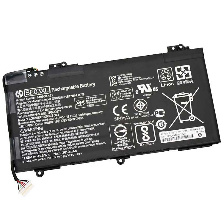 Аккумулятор (батарея) для ноутбука HP Pavilion 14-AL000 (SE03XL) 11.55V 41.5Wh