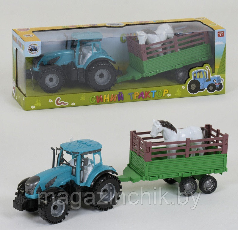Игрушка "Синий трактор" прицеп, 0488-316Q - фото 1 - id-p133354391