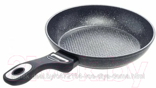 Сковорода 22см с мраморным покрытием без крышки, BK-3762 - фото 2 - id-p165832470