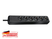 Удлинитель 1.5м (6 роз., 3.3кВт, с/з, ПВС) черный Brennenstuhl Eco-Line (провод 3х1,5мм2; сила тока 16А; с/з - 1159400015 Удлинитель 1.5м (6 роз., 3.3кВт, с/з, ПВС) черный Brennenstuhl Eco-Line (провод 3х1,5мм2; сила тока 16А; с/з -