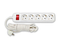 Удлинитель 3,5м ( 5 роз., 2.5кВт, с/з, ПВС 3х0,75 бытовой ) Bylectrica У10-2863.5м Удлинитель 3,5м ( 5 роз., 2.5кВт, с/з, ПВС 3х0,75 бытовой ) Bylectrica