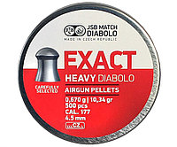 Пули пневматические EXACT Heavy Diabolo 4.5 мм 0,67 грамма (500 шт.) 4,52, фото 1