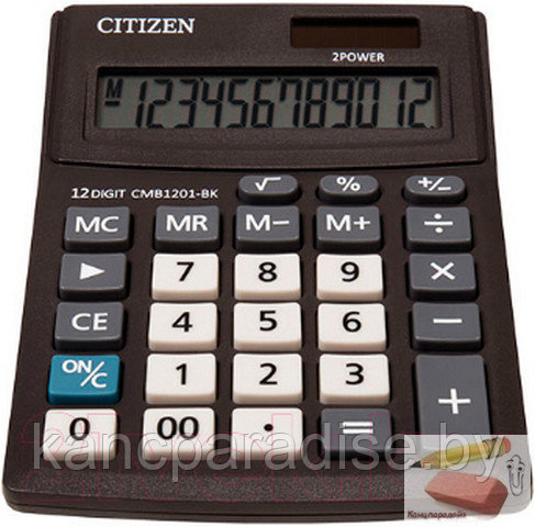 Калькулятор Citizen CMB 1201 BK 12-разрядный, арт.CMB1201BK
