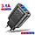 Зарядное устройство сетевое - блок питания USLION BK-375, 3.1A, 4 USB, черный 555476, фото 2