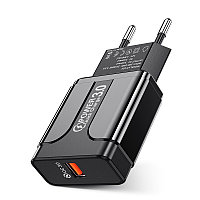 Зарядное устройство сетевое - блок питания USLION LZ-023, 3.0A, 1 USB, черный 555457