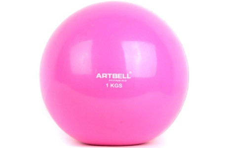 Медицинбол ARTBELL GB13-1 1 кг, розовый - фото 1 - id-p115534572