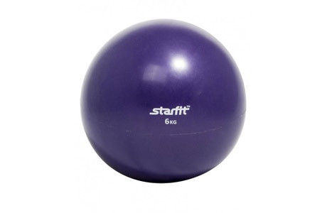 (GB-703-6) Медицинбол STARFIT 6 кг (фиолетовый) - фото 1 - id-p100502497